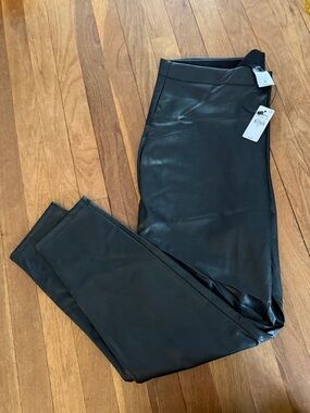 NWT Express Black Faux Leather Pants